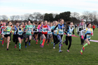 Girls under-13 North Eastern Cross Country, Redcar. Photo:  David T. Hewitson/Sports for All Pics
